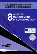 Quality Management in Construction z płytą CD Tom 8