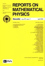 Report On Mathematical Physics 85/2 - Polska - Praca zbiorowa