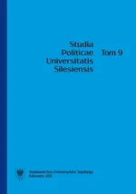 Studia Politicae Universitatis Silesiensis. T. 9 - 14 Strategia rozwiązywania problemów społecznych jako narzędzie przeciwdziałania wykluczeniu społecznemu