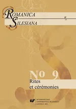 „Romanica Silesiana” 2014, No 9: Rites et cérémonies - 28 Comptes rendus