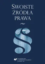 Swoiste źródła prawa - 09 Kodeksy deontologiczne jako swoiste źródło prawa w Polsce