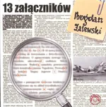 13 załączników - Bogdan Zalewski