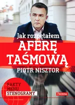 Jak rozpętałem aferę tasmową - Outlet - Piotr Nisztor