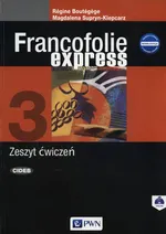 Francofolie express 3 Zeszyt ćwiczeń - Regine Boutegege