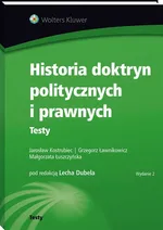 Historia doktryn politycznych i prawnych Testy - Outlet - Kostrubiec Jarosław ławnikowicz Grzegorz