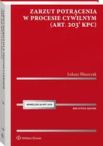 Zarzut potrącenia w procesie cywilnym (art. 203(1) k.p.c.) - Łukasz Błaszczak