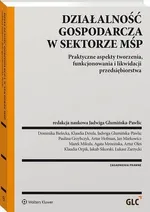 Działalność gospodarcza w sektorze MŚP - Jadwiga Glumińska-Pawlic