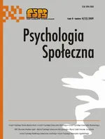 Psychologia Społeczna nr 4(12)/2009