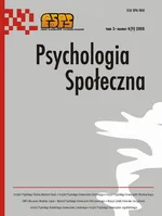 Psychologia Społeczna nr 4(9)/2008