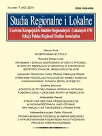 Studia Regionalne i Lokalne nr 1(43)/2011
