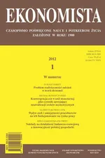 Ekonomista 2012 nr 1 - Praca zbiorowa