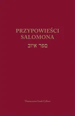 Przypowieści Salomona - Izaak Cylkow