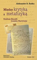Między krytyką a metafizyką - Aleksander R. Bańka