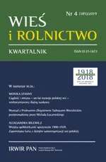 Wieś i Rolnictwo nr 4(185)/2019 - Adam Koziolek