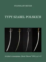 Typy szabel polskich - Stanisław Meyer