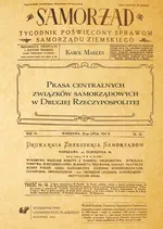Prasa centralnych związków samorządowych w Drugiej Rzeczypospolitej - Karol Makles