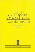 Folia Medica Lodziensia t. 41 z. 2/2014 - Praca zbiorowa