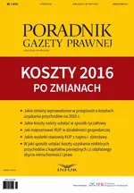 Koszty 2016 po zmianach - Tomasz Krywan