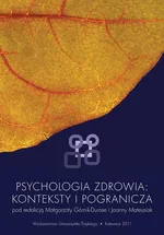 Psychologia zdrowia: konteksty i pogranicza