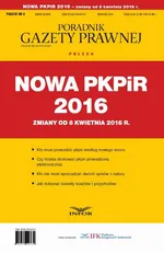 Nowa PKPIR 2016 – zmiany od 8 kwietnia 2016 r. - Infor Pl