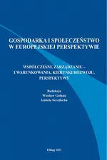Gospodarka i społeczeństwo w europejskiej perspektywie - Izabela Seredocha