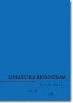 Linguistica Bidgostiana. Series nova. Vol. 2