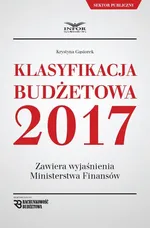 Klasyfikacja budżetowa 2017 - Krystyna Gąsiorek