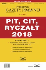 PIT, CIT, ryczałt 2018. Podatki część 1 - Infor Pl