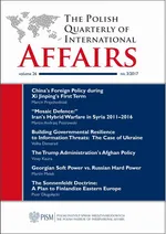 The Polish Quarterly of International Affairs nr 3/2017 - Marcin Andrzej Piotrowski