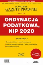 Ordynacja podatkowa NIP 2020 - Praca zbiorowa
