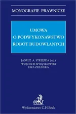 Umowa o podwykonawstwo robót budowlanych - Ewa Zielińska