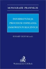 Informatyzacja procedur udzielania zamówień publicznych - Beata Nuzzo