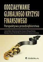 Oddziaływanie globalnego kryzysu finansowego. Perspektywa przedsiębiorstwa - Blandyna Puszer