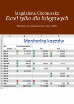 Excel tylko dla księgowych Zeszyt 1 - Magdalena Chomuszko