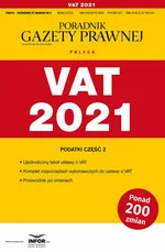 Vat 2021 Podatki Część 2 - Praca zbiorowa
