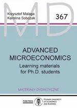 Advanced microeconomics: Learning materials for Ph.D. students - Karolina Sobczak