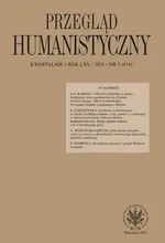 Przegląd Humanistyczny 2021/3 (474)