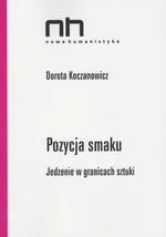 Pozycja smaku - Dorota Koczanowicz
