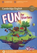 Fun for Starters Student's Book + Online Activities - Anne Robinson