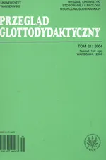 Przegląd Glottodydaktyczny t. 21/2004
