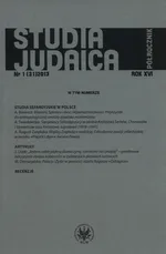 Studia Judaica 1/2013