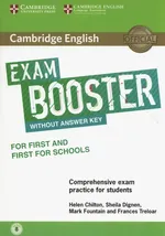 Cambridge English Exam Booster for First and First for Schools with Audio  Comprehensive Exam Practice for Students - Helen Chilton