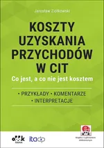 Koszty uzyskania przychodów w CIT - Jarosław Ziółkowski