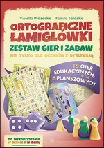 Ortograficzne łamigłówki Zestaw gier i zabaw - Violetta Piasecka