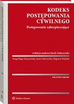 Kodeks postępowania cywilnego Postępowanie zabezpieczające