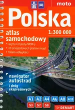 Polska atlas samochodowy 1:300 000 + Europa