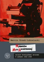 Wydawnictwo Myśli Nieinternowanej - Marcin Krzek-Lubowiecki