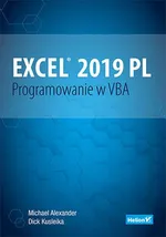 Excel 2019 PL. Programowanie w VBA. - Michael Alexander