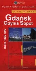 Gdańsk Gdynia Sopot Plan miasta 1:22 500