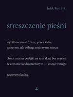 streszczenie pieśni - Julek Rosiński